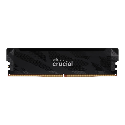 Crucial Pro 16GB 6400Mhz DDR5 Desktop OC Gaming Memory - Black | dynacor.co.za