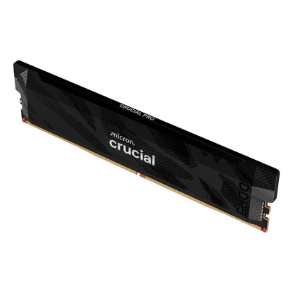 Crucial Pro 16GB 6400Mhz DDR5 Desktop OC Gaming Memory - Black | dynacor.co.za