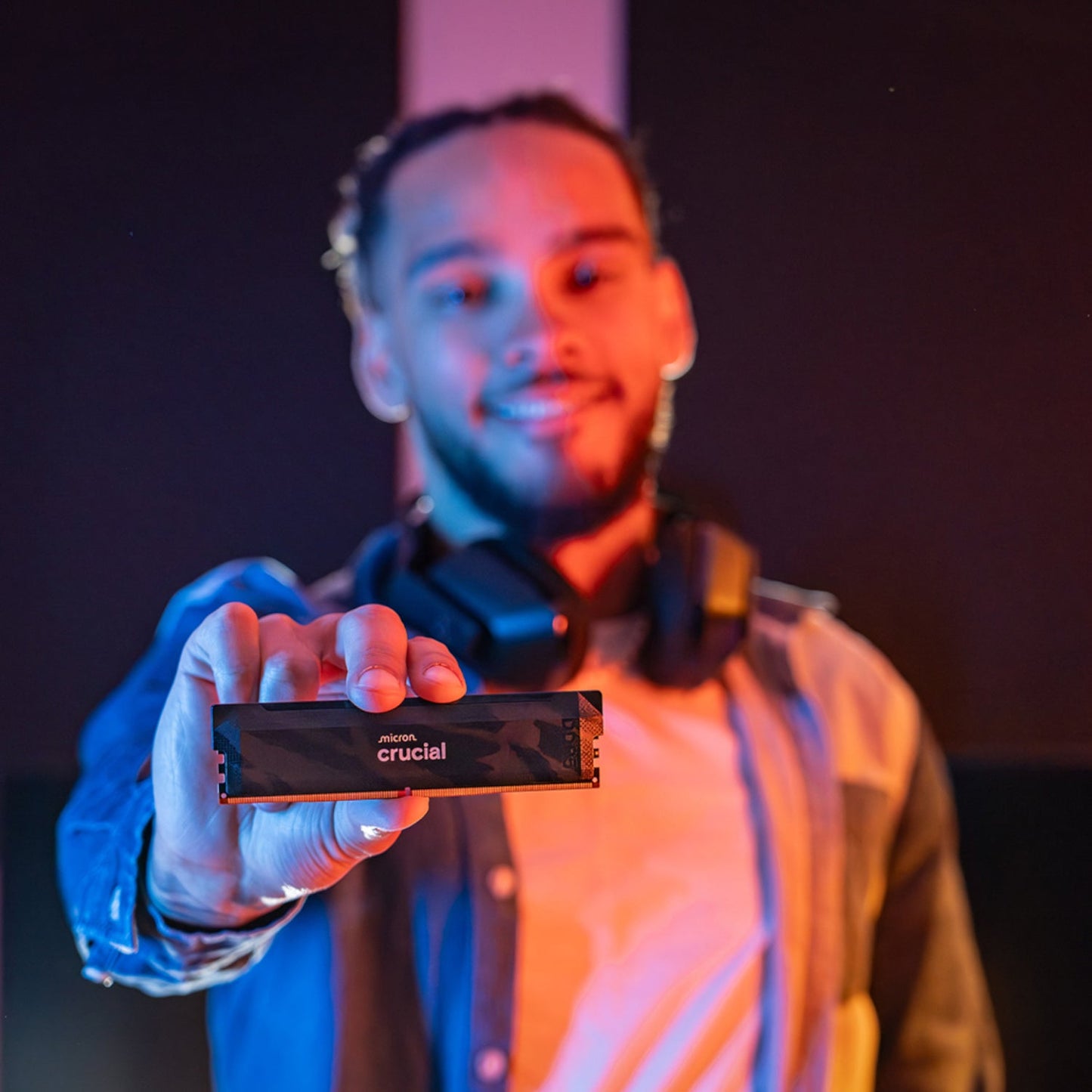 Crucial Pro 16GB 6400Mhz DDR5 Desktop OC Gaming Memory - Black | dynacor.co.za