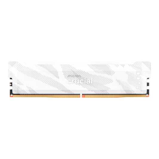 Crucial Pro 16GB 6400Mhz DDR5 Desktop OC Gaming Memory - White | dynacor.co.za
