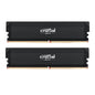 Crucial Pro DDR5 6000MHz 32GB Overclocking Memory Kit - Black | dynacor.co.za