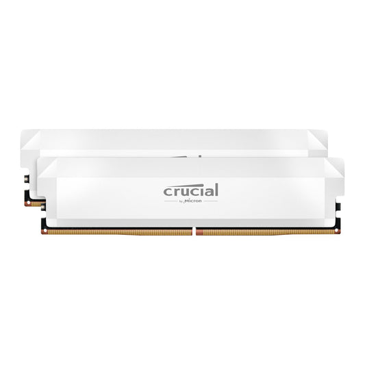 Crucial Pro DDR5-6000 64GB Overclocking Memory Kit - White | dynacor.co.za