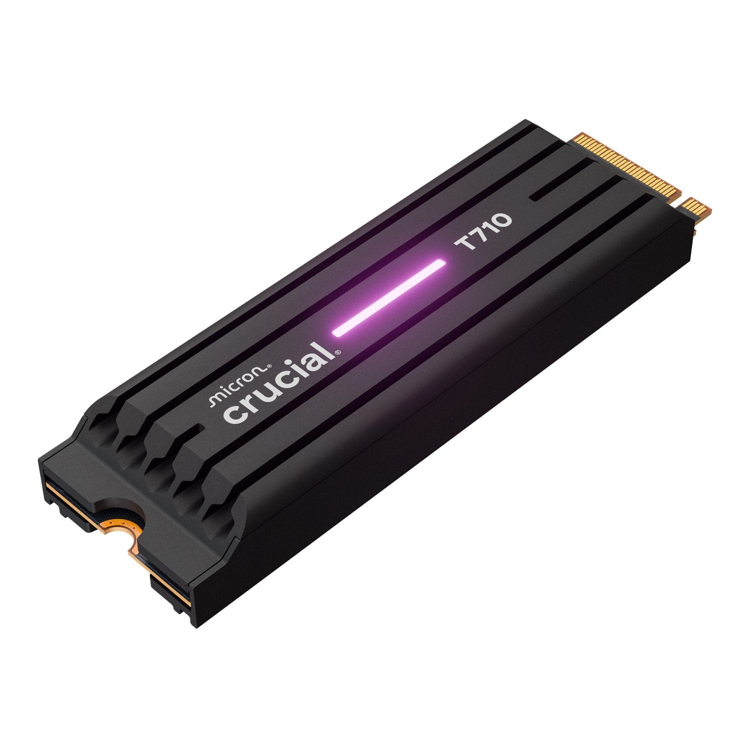 Crucial T710 2TB M.2 NVMe Gen5 NAND SSD with Heatsink | dynacor.co.za
