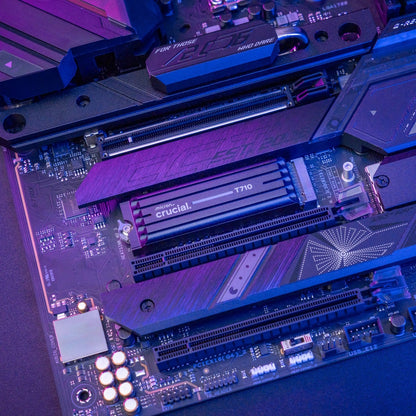 Crucial T710 2TB M.2 NVMe Gen5 NAND SSD with Heatsink | dynacor.co.za
