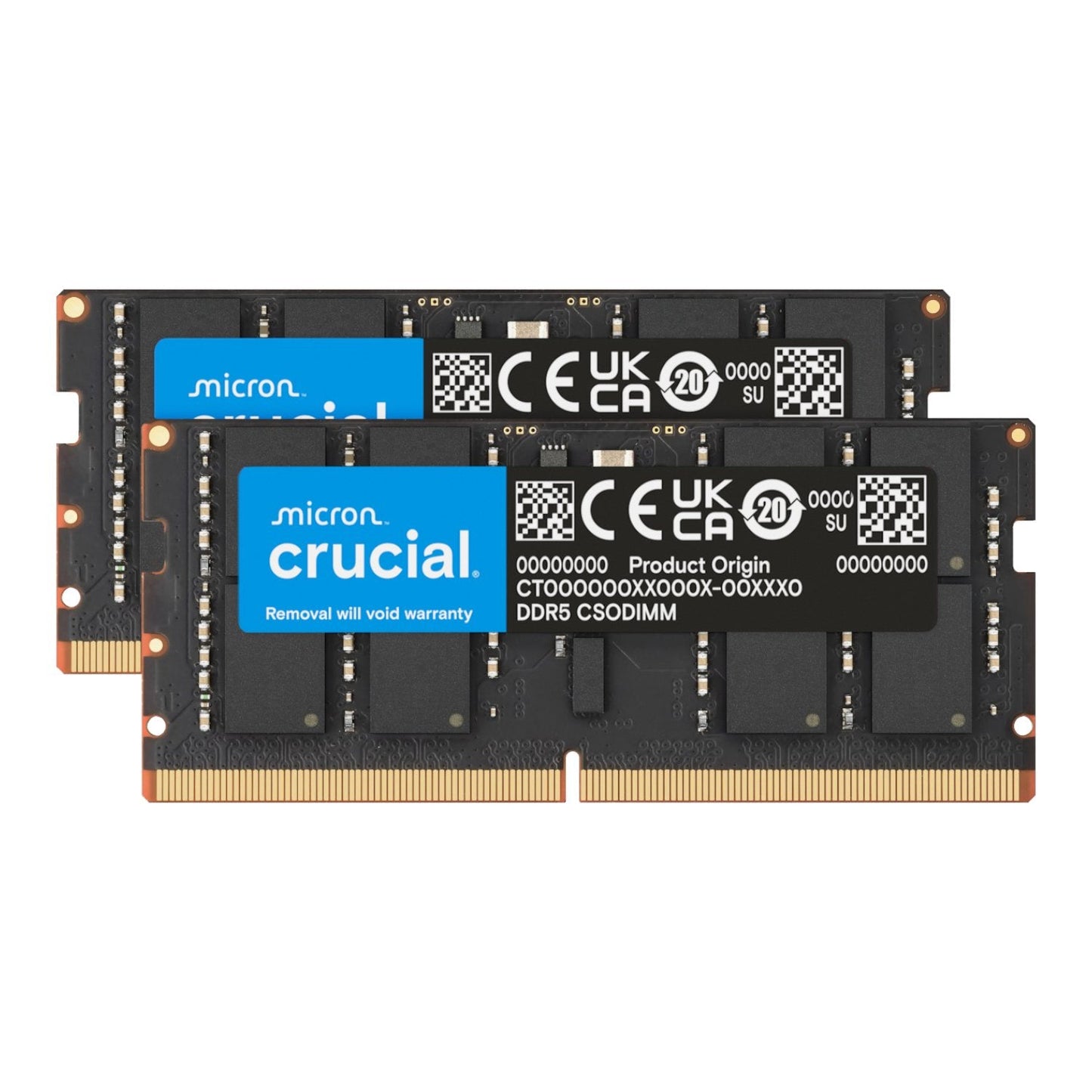 Crucial DDR5-6400 64GB CSODIMM Notebook Memory Kit (2 x 32GB) | dynacor.co.za