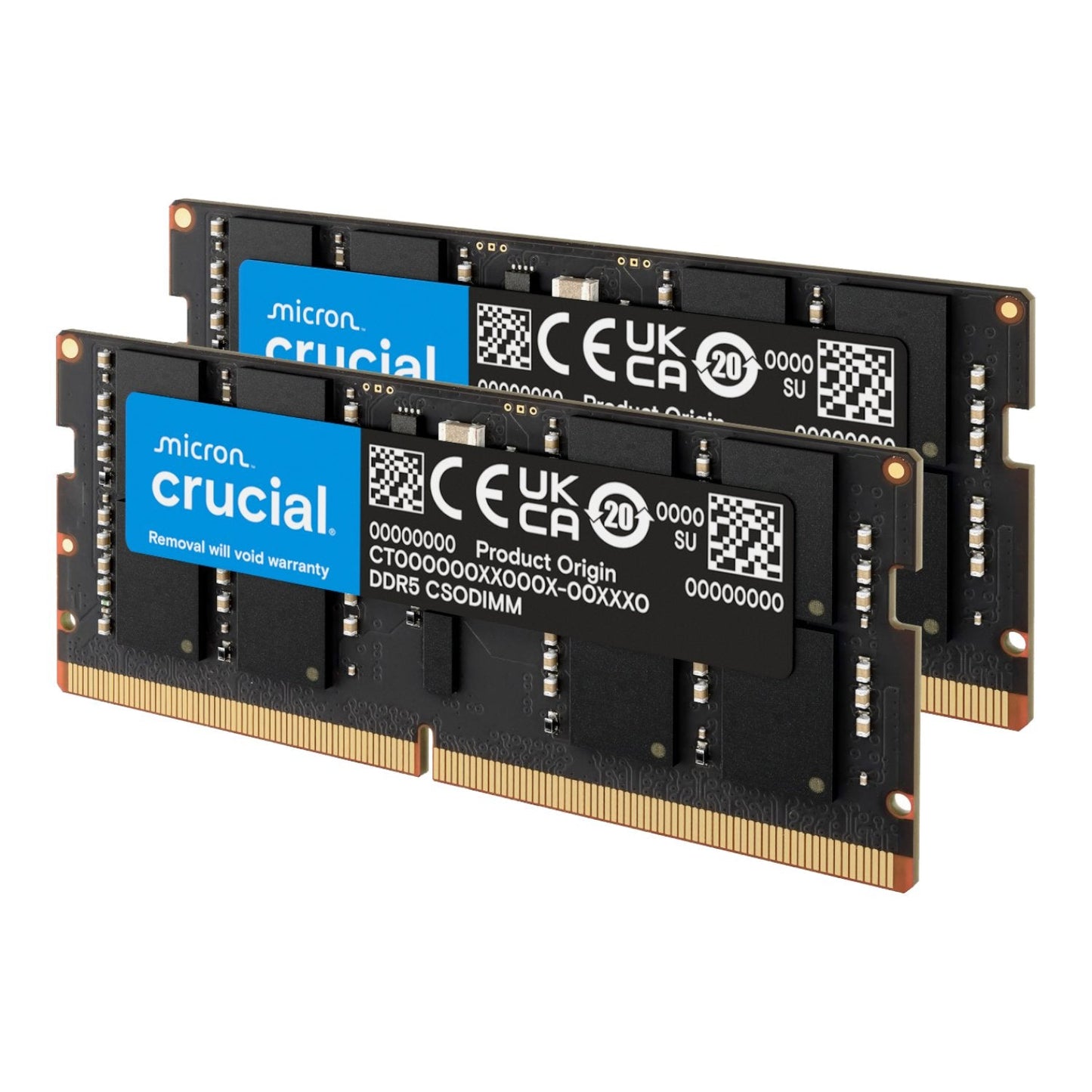 Crucial DDR5-6400 64GB CSODIMM Notebook Memory Kit (2 x 32GB) | dynacor.co.za