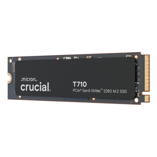 Crucial T710 4TB M.2 NVMe Gen5 NAND SSD | dynacor.co.za