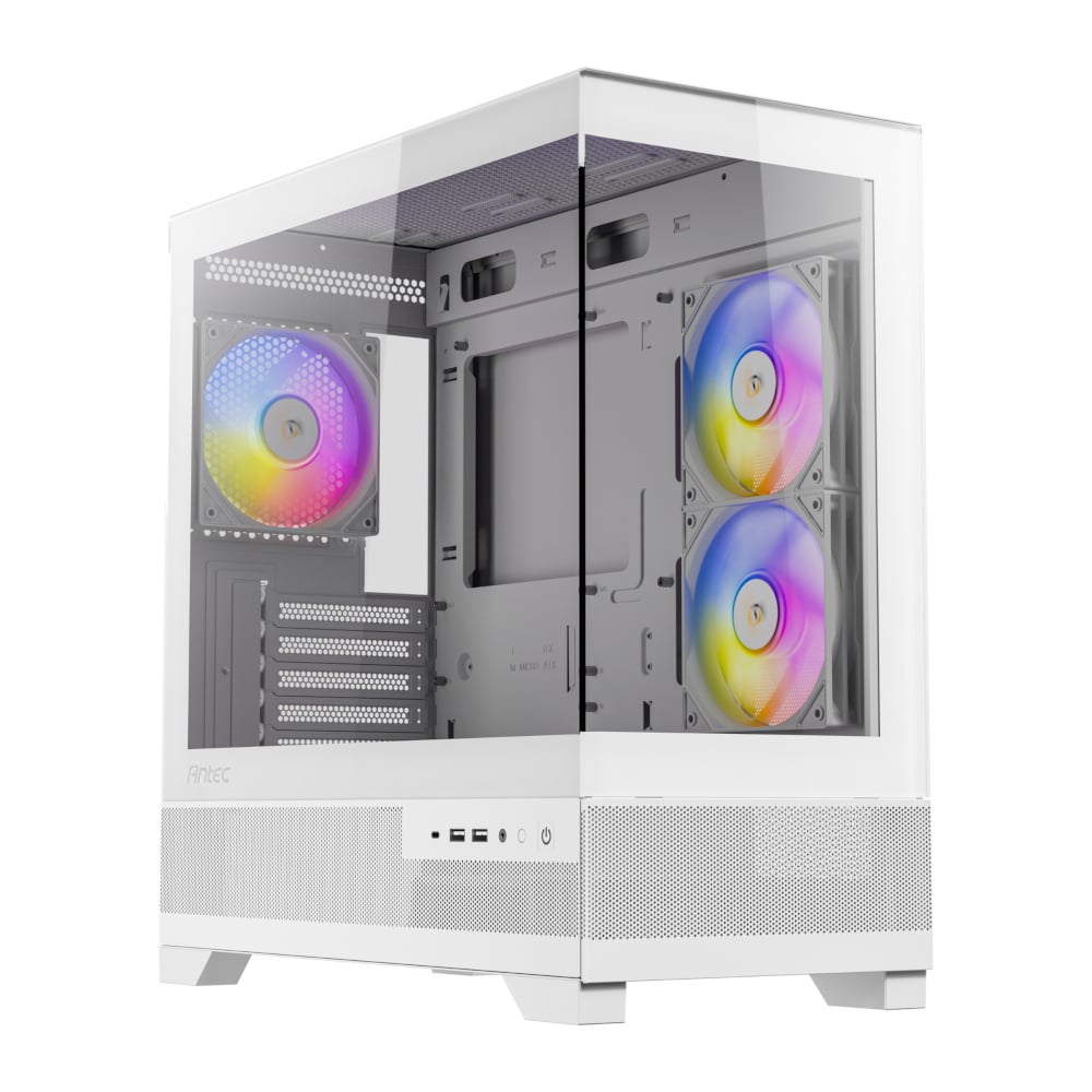 Antec CX500M Micro-ATX | ITX RGB Mini-Tower Gaming Chassis Type-C - White | dynacor.co.za