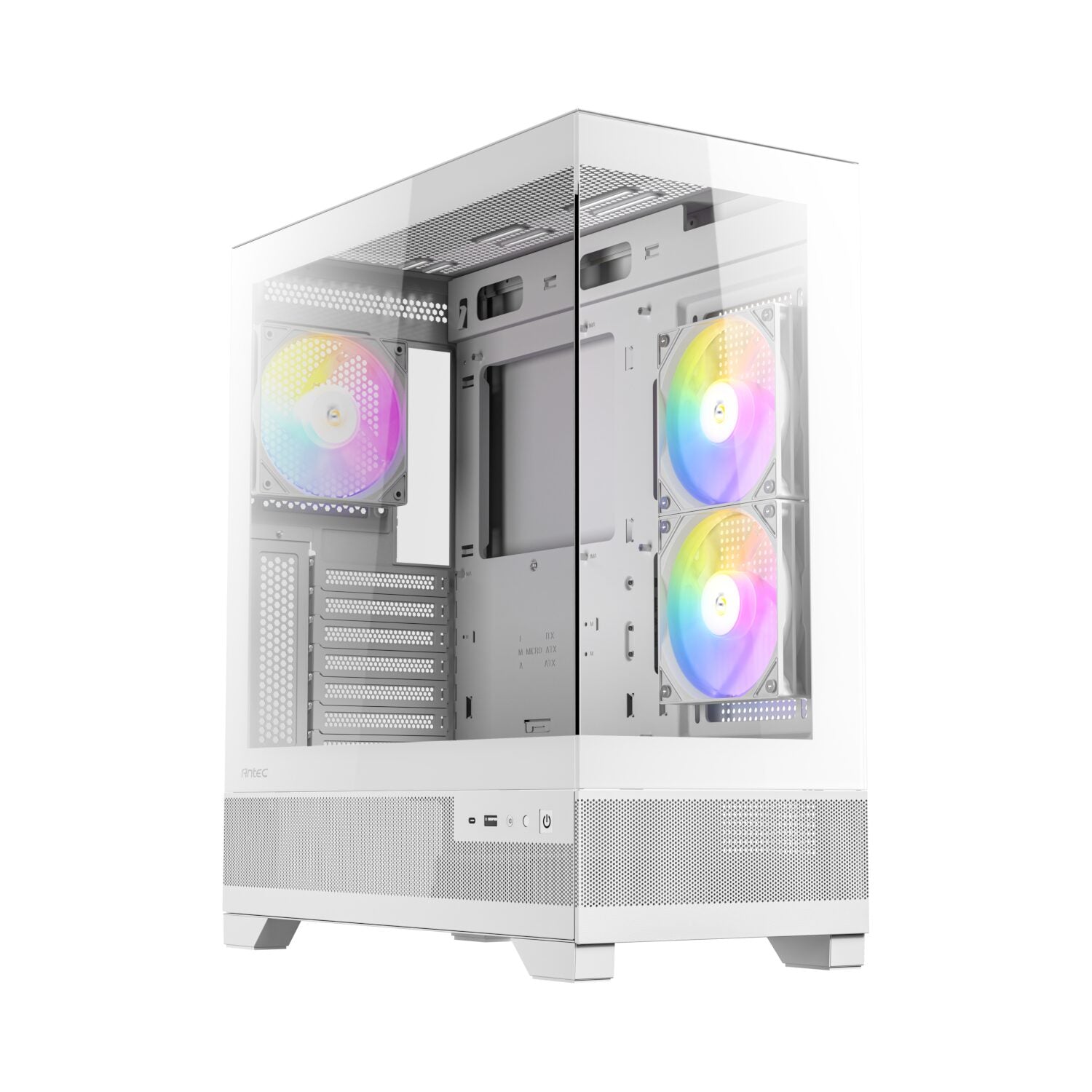 Antec CX700 ARGB Mid-Tower Gaming Chassis - White | dynacor.co.za