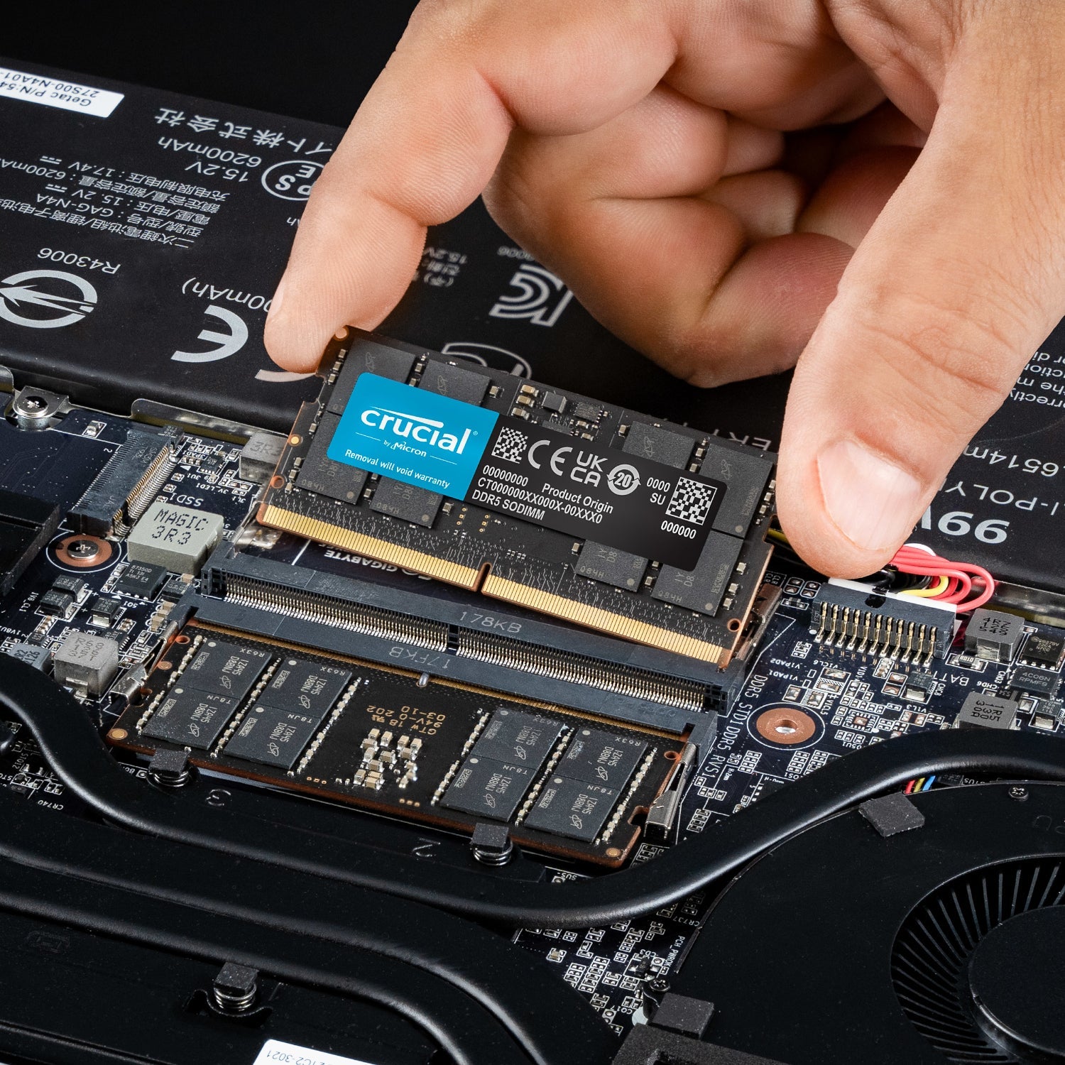 Crucial 64GB 5600MHz DDR5 SODIMM Notebook Memory | dynacor.co.za