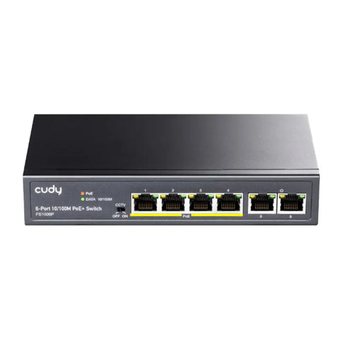 Cudy 6-Port Ethernet Unmanaged Switch - 4 Ports POE | dynacor.co.za