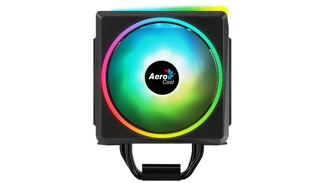 Aerocool Cylon 4F ARGB CPU Air Cooler - Aluminum - (TDP) up to 145W - LGA 1700/1200/115X AM4/AM5. | dynacor.co.za
