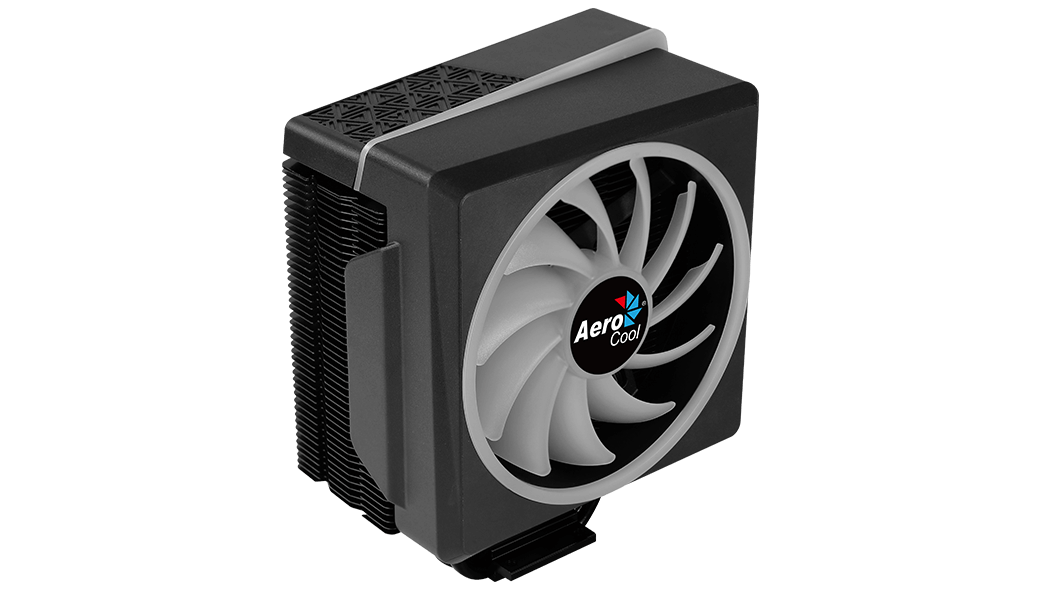 Aerocool Cylon 4F ARGB CPU Air Cooler - Aluminum - (TDP) up to 145W - LGA 1700/1200/115X AM4/AM5. | dynacor.co.za