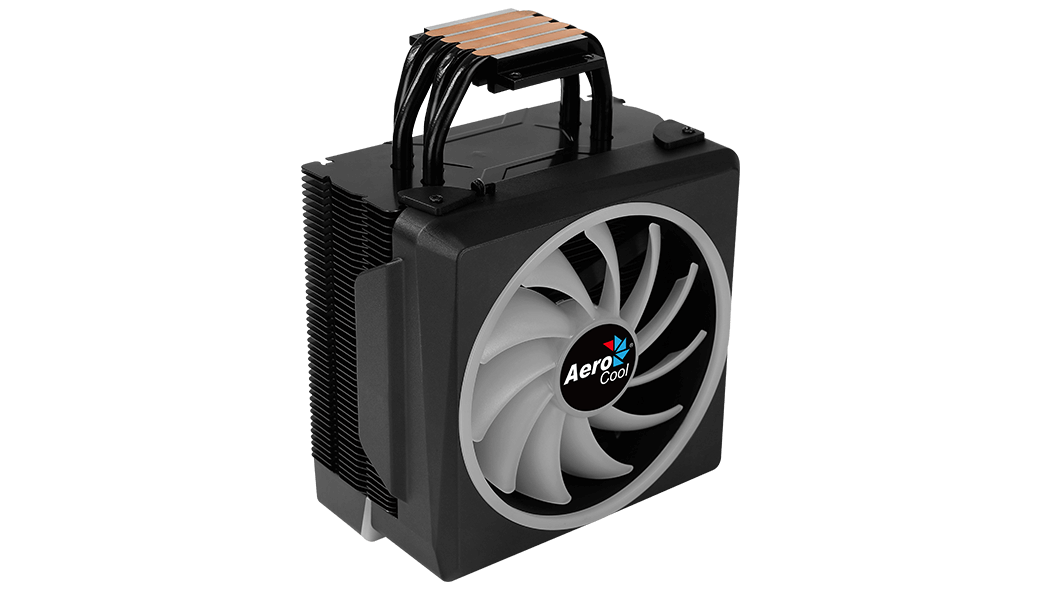 Aerocool Cylon 4F ARGB CPU Air Cooler - Aluminum - (TDP) up to 145W - LGA 1700/1200/115X AM4/AM5. | dynacor.co.za