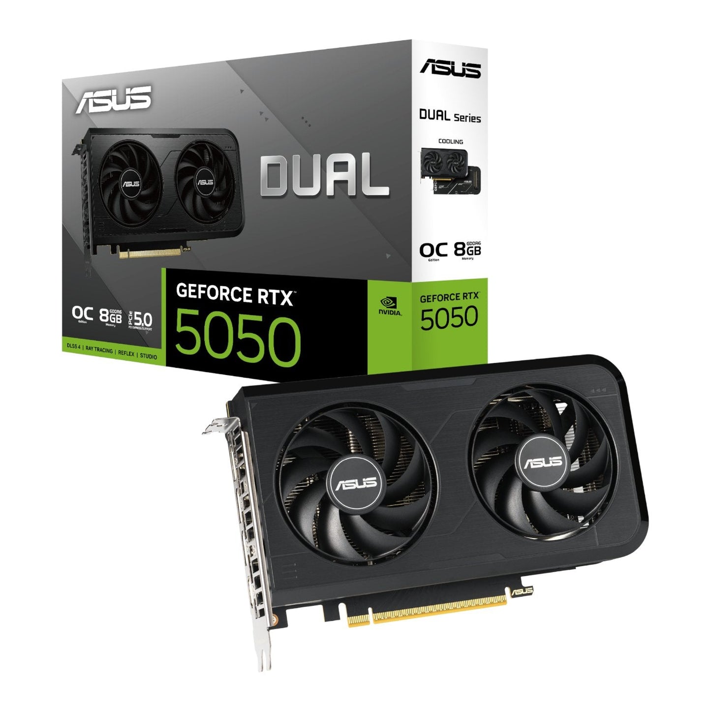 Asus Nvidia GeForce RTX 5050 Dual OC 8GB GDDR6 Graphics Card | dynacor.co.za