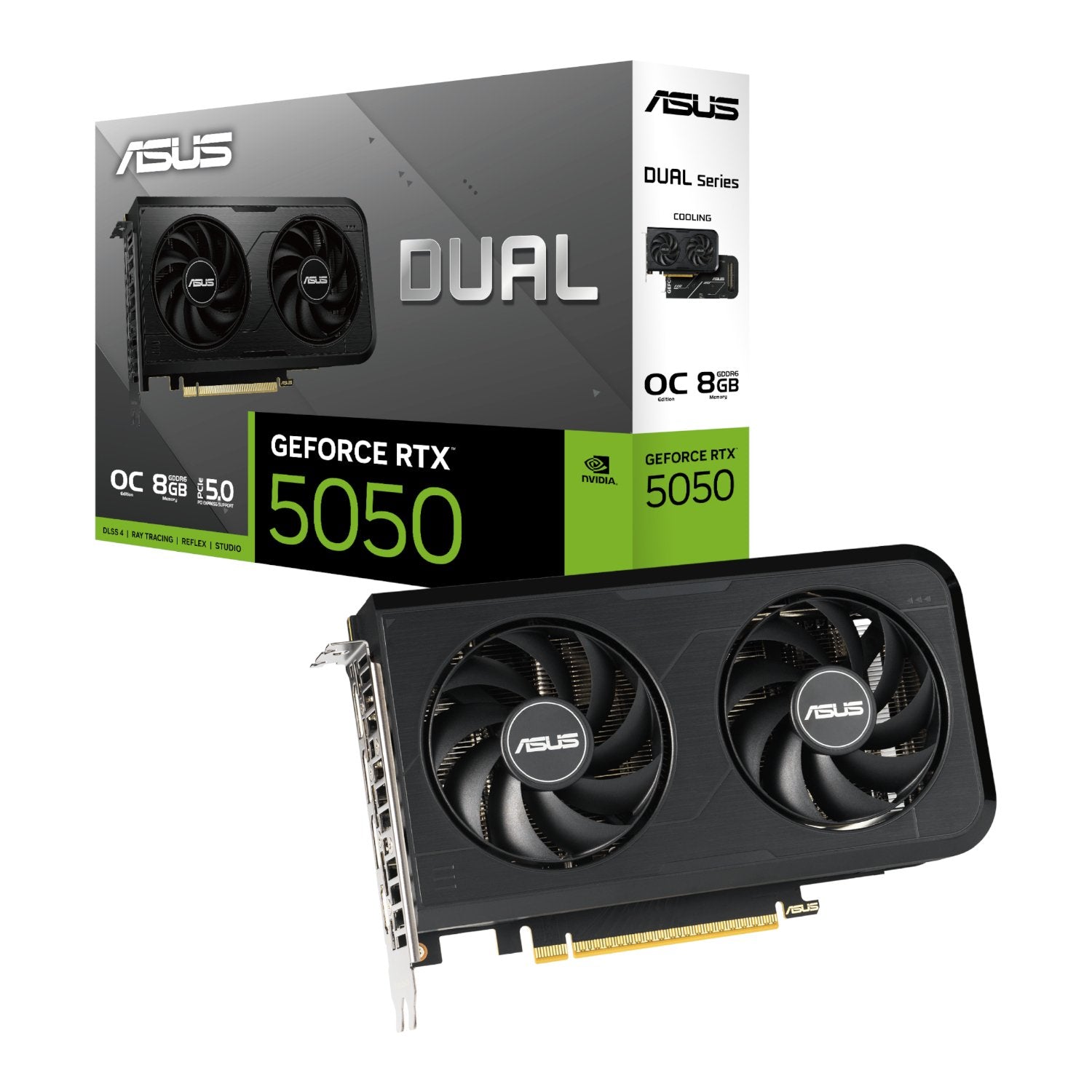 Asus Nvidia GeForce RTX 5050 Dual OC 8GB GDDR6 Graphics Card | dynacor.co.za