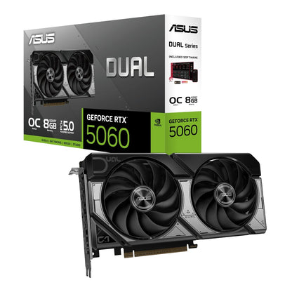 ASUS Dual GeForce RTX 5060 OC Edition 8GB GDDR7 Graphics Card | dynacor.co.za