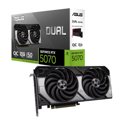 ASUS Dual GeForce RTX 5070 12GB GDDR7 OC Edition Graphics Card | dynacor.co.za