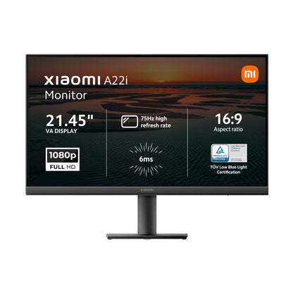 Xiaomi A22i 22" Full HD 1080p VA Monitor (75Hz, 6ms, 16:9, HDMI/DP, Flicker-Free, and VESA Mount) | dynacor.co.za