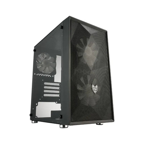 FSP CST130 Basic Micro-ATX Gaming Chassis Acrylic side panel - Black | dynacor.co.za