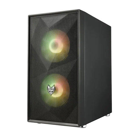 FSP CST130A Micro-ATX Gaming Chassis Tempered Glass Side Panel - Black | dynacor.co.za