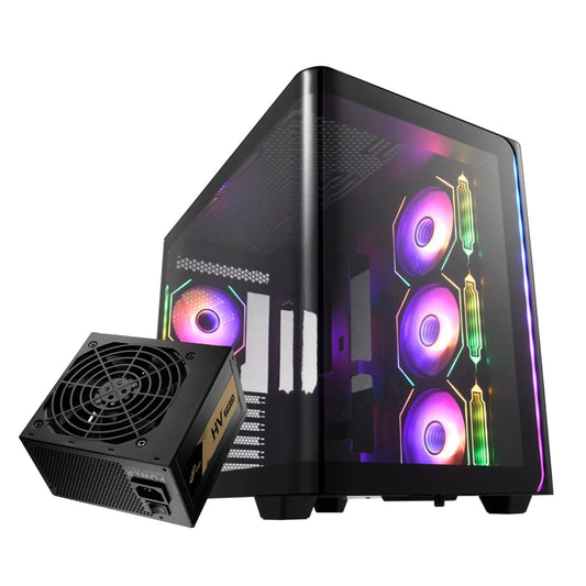 FSP M580 ATX Gaming Chassis and HV Pro 650W Power Supply Bundle | dynacor.co.za
