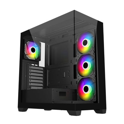 FSP M340 ARGB ATX Gaming Chassis - Black | dynacor.co.za