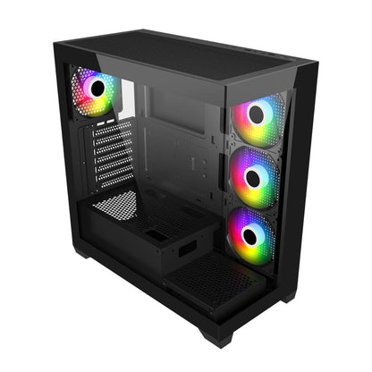 FSP M340 ARGB ATX Gaming Chassis - Black | dynacor.co.za
