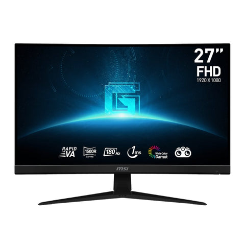 MSI G27C4 E3 27" Gaming Monitor 1920 x 1080 (FHD) VA 170Hz FreeSync Premium HDMI Displayport Tilt Black | dynacor.co.za