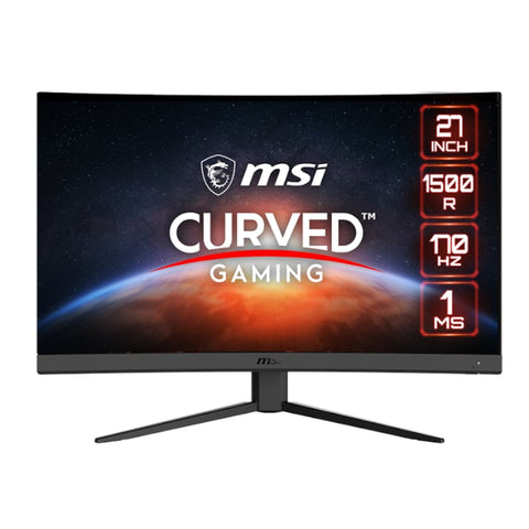 MSI Optix G27CQ4 E2 Curved Gaming Monitor 170Hz VA Anti Glare Free Sync 27" 1500R-Black | dynacor.co.za