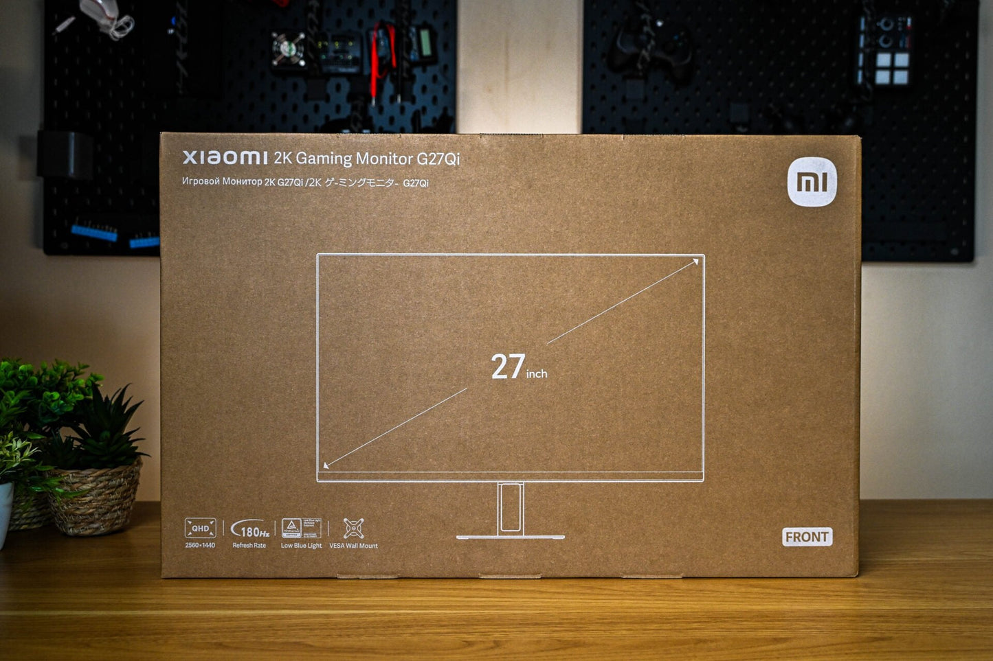 Xiaomi G27Qi 27" 2K 1440p IPS Gaming Monitor (180Hz, 1ms, 16:9, HDMI/DP, and AMD FreeSync) | dynacor.co.za