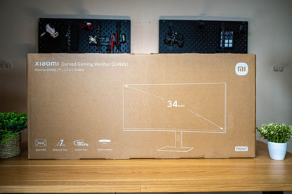 Xiaomi G34WQi 34" 1440p UltraWide VA Curved Gaming Monitor (180Hz, 1ms, 21:9, HDMI/DP, AMD FreeSync, and 1500R Curve) | dynacor.co.za