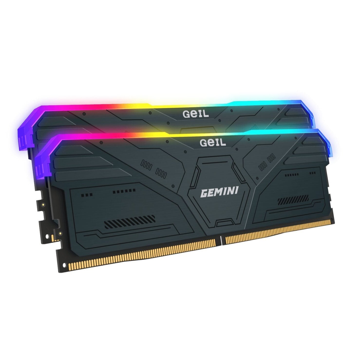 GeIL Gemini RGB 32GB DDR5 6000MHz Desktop Gaming Memory Kit (2 x 16GB) – Grey | dynacor.co.za