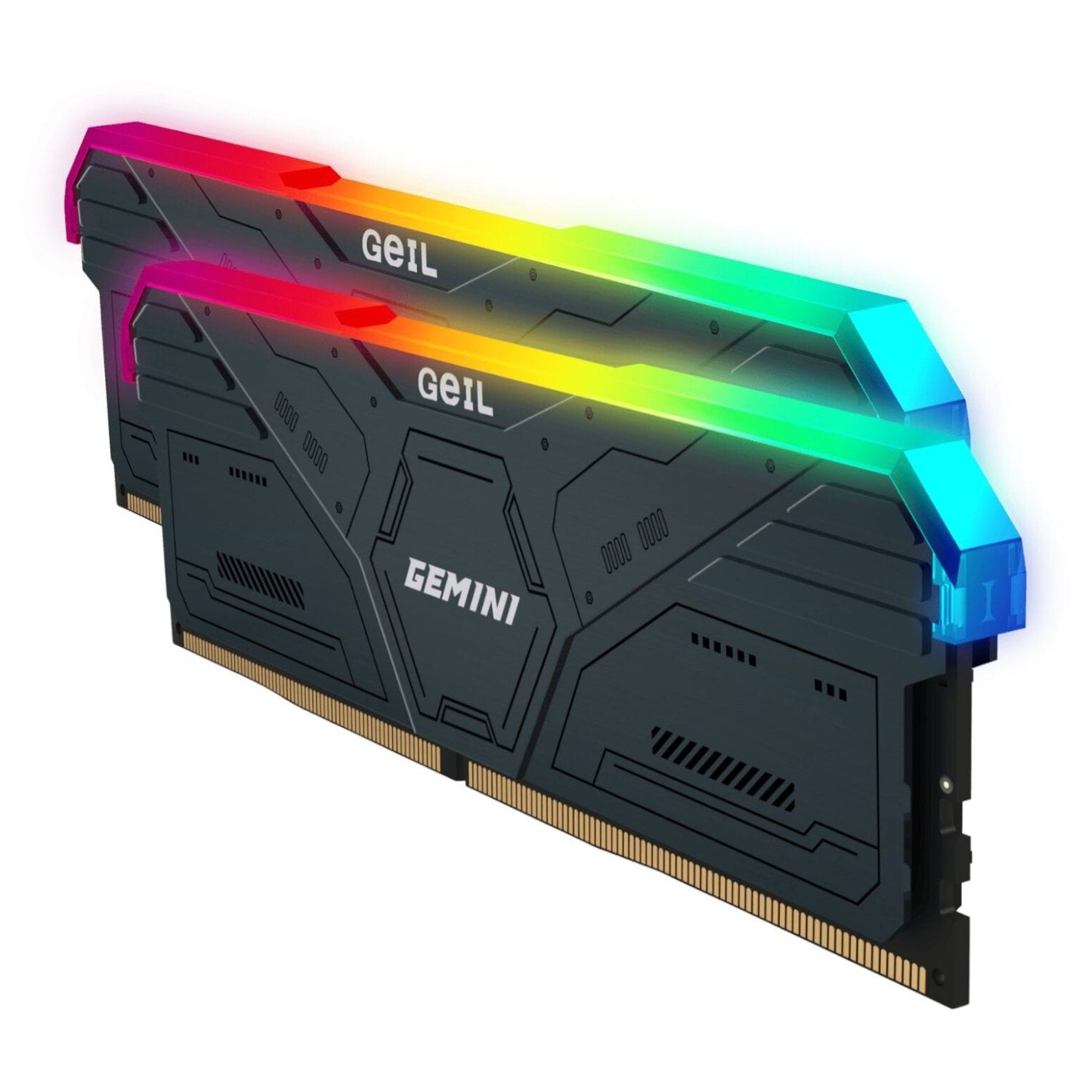 GeIL Gemini RGB 32GB DDR5 6000MHz Desktop Gaming Memory Kit (2 x 16GB) – Grey | dynacor.co.za