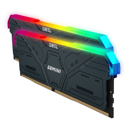 GeIL Gemini RGB 32GB DDR5 6000MHz Desktop Gaming Memory Kit (2 x 16GB) – Grey | dynacor.co.za