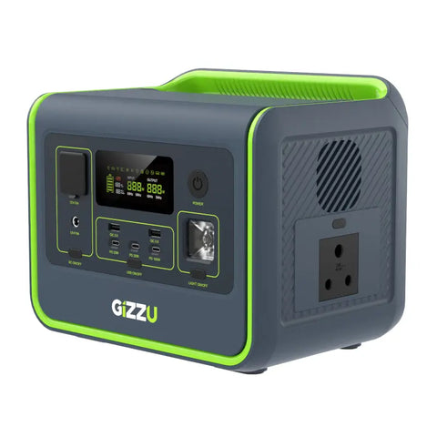 GIZZU HERO CORE 512WH/800W UPS FAST CHARGE LIFEPO4 PORTABLE POWER STATION | dynacor.co.za