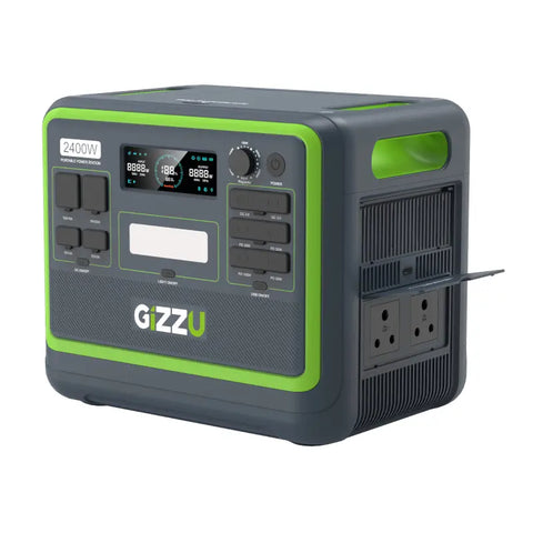 GIZZU HERO PRO 2048WH/2400W UPS FAST CHARGE LIFEPO4 PORTABLE POWER STATION | dynacor.co.za