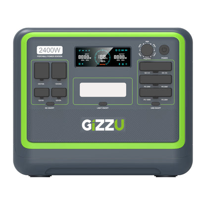 GIZZU HERO PRO 2048WH/2400W UPS FAST CHARGE LIFEPO4 PORTABLE POWER STATION | dynacor.co.za