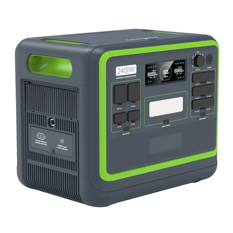 GIZZU HERO PRO 2048WH/2400W UPS FAST CHARGE LIFEPO4 PORTABLE POWER STATION | dynacor.co.za