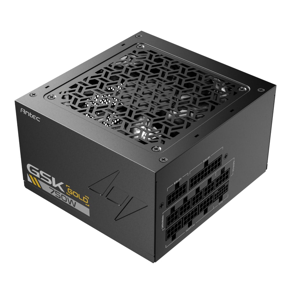 Antec GSK 750W PCIe 5.1 Gen5 80 PLUS Gold Fully Modular Power Supply | dynacor.co.za