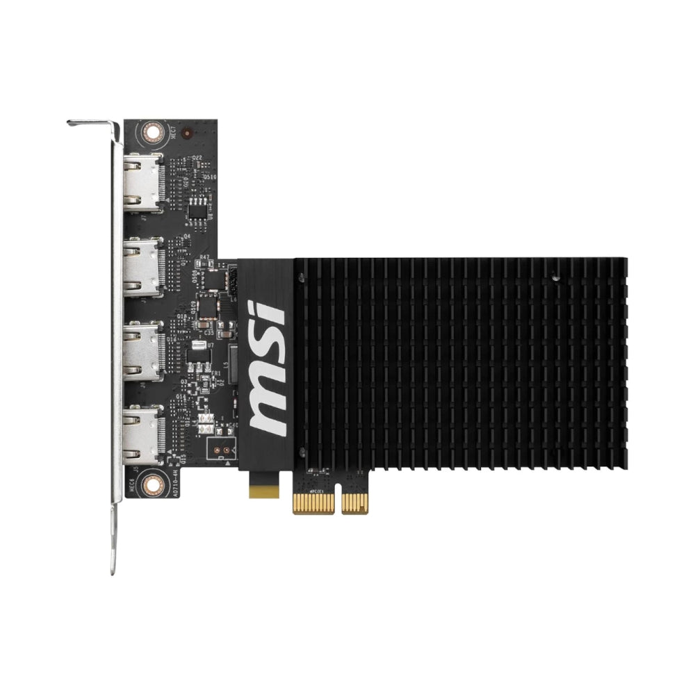 MSI Nvidia GeForce GT 710 2GD3H 2GB 64-BIT 4x HDMI Graphics Card | dynacor.co.za