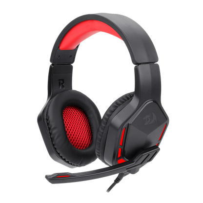 Redragon H220 THEMIS LED Wired Over-ear Gaming Headset – Black | dynacor.co.za