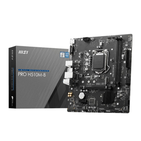 MSI H510M PRO-B Intel LGA1200 M-ATX Motherboard | dynacor.co.za