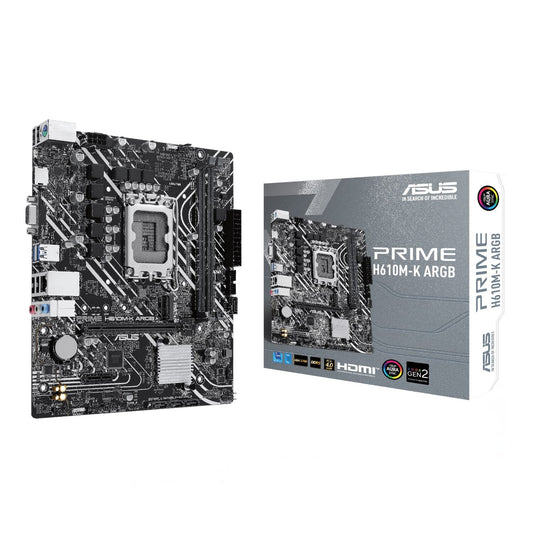 Asus PRIME H610M-R DDR5 LGA1700 Micro-ATX Motherboard | dynacor.co.za