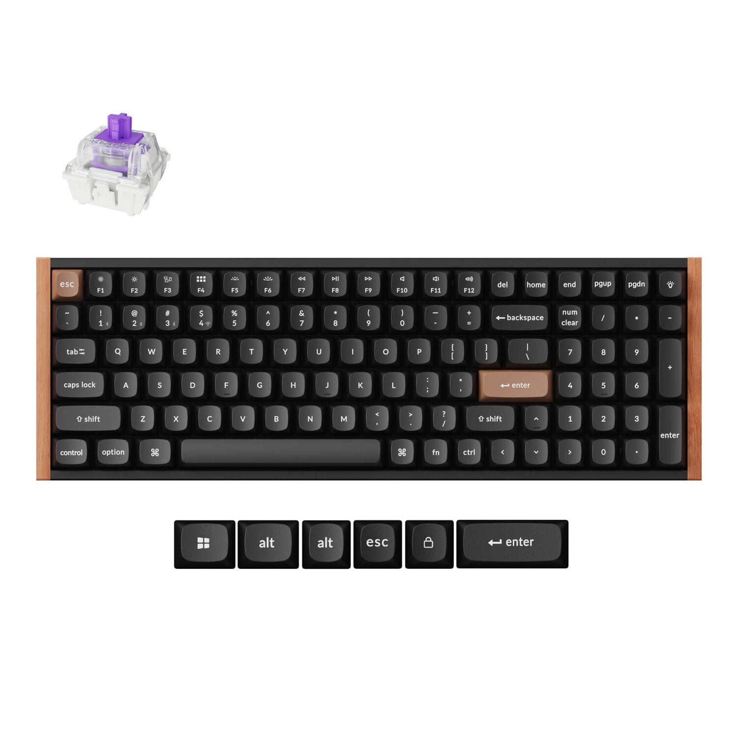 Keychron K4 HE Wireless Magnetic Switch Mechanical Keyboard (96% Layout, Gateron Hall Effect Switches) | dynacor.co.za