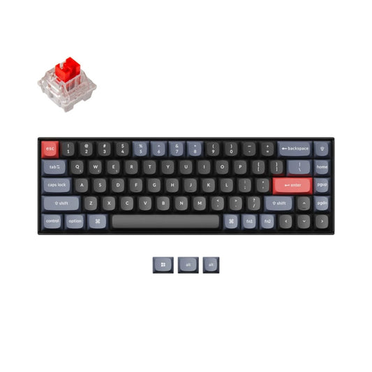 Keychron K6 Pro 65% Red G Pro Switches RGB Wireless Keyboard - Black | dynacor.co.za