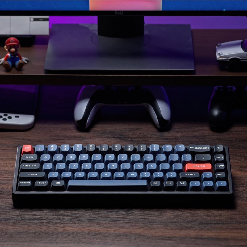 Keychron K6 Pro 65% Red G Pro Switches RGB Wireless Keyboard - Black | dynacor.co.za
