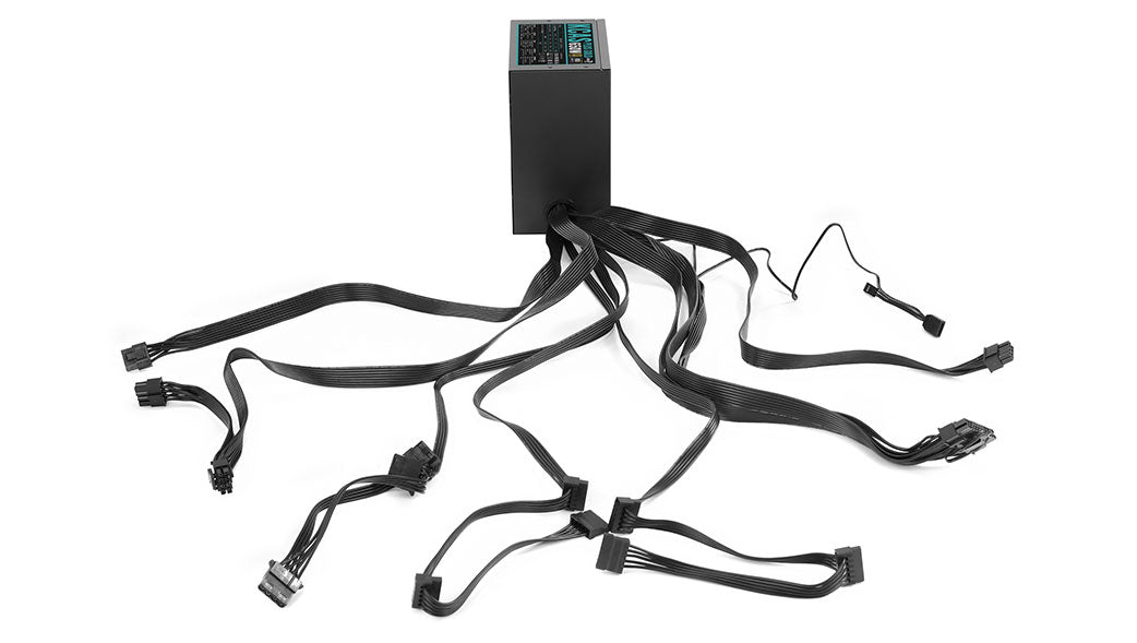 Aerocool KCAS PLUS Gold 650W RGB PSU - ATX 24 PIN; 2x 4+4PIN CPU; 6x SATA; 3x PATA; 2x PCIe 6+2PIN. | dynacor.co.za