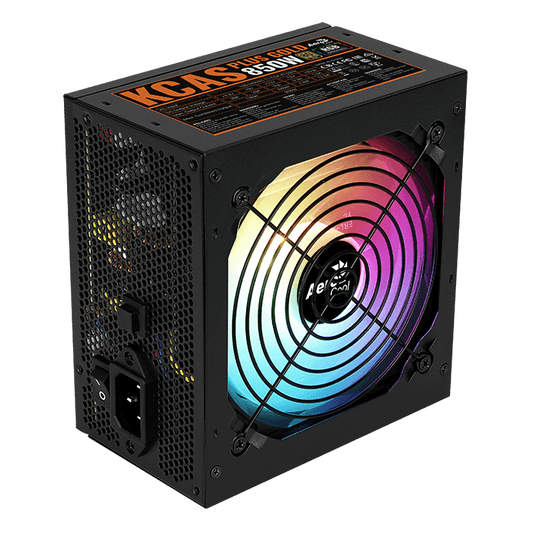 Aerocool KCAS PLUS Gold 850W RGB PSU - ATX 24 PIN; 2x 4+4PIN CPU; 8x SATA; 4x PATA; 3x PCIe 6+2PIN. | dynacor.co.za