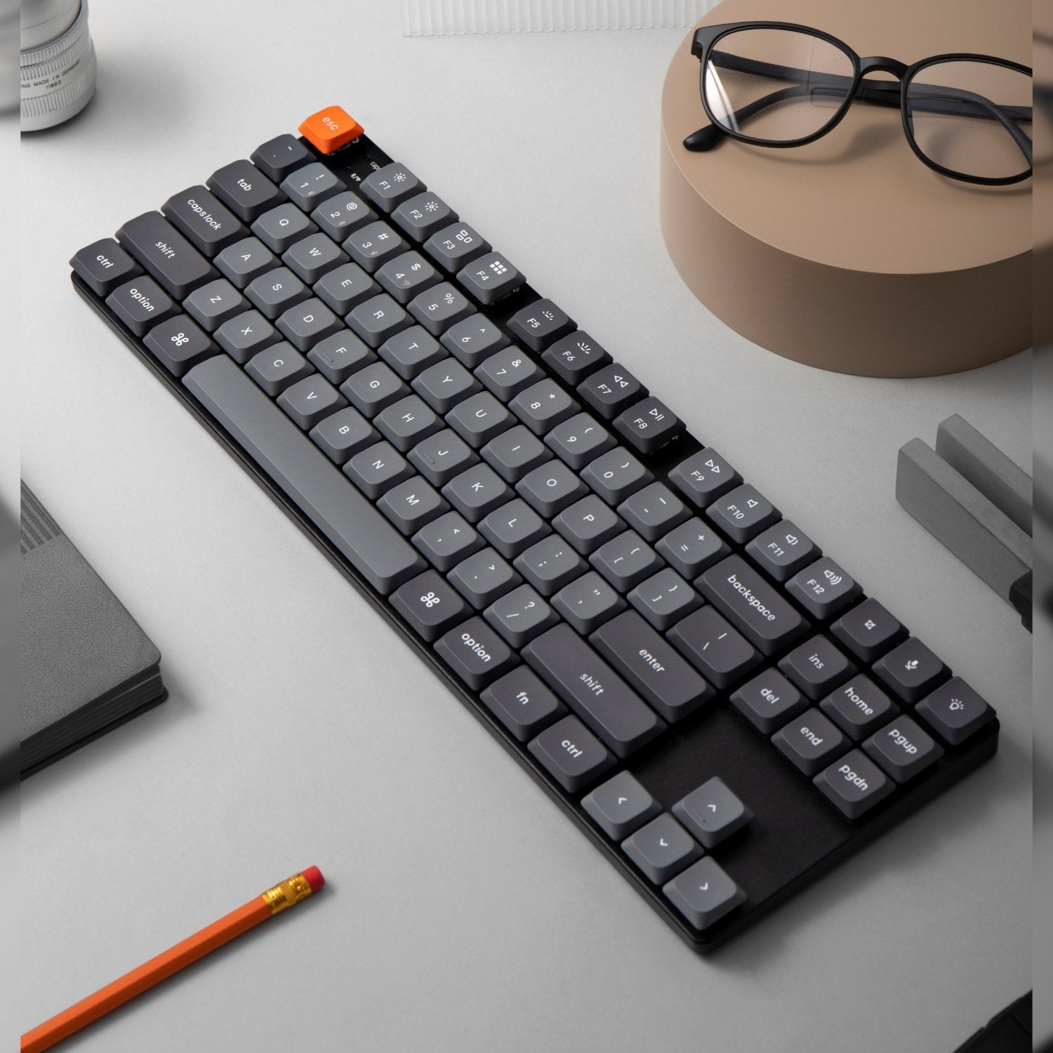 Keychron K1 Max QMK/VIA 80% Wireless Custom Mechanical Keyboard | RED Switches | dynacor.co.za